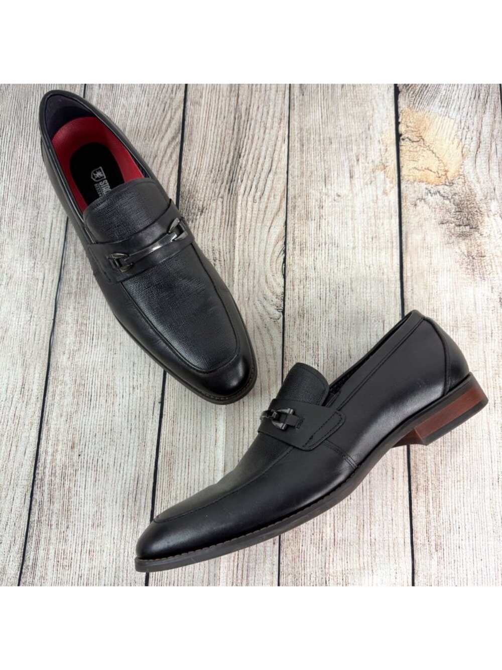 Stacy Adams Red Zone Collection Mens Kaylor Bit Dress Shoes Loafers Size 11M